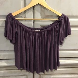 Urban Outfitters off the shoulder crop top